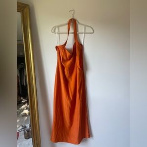 Orange Reformation Maxi Dress